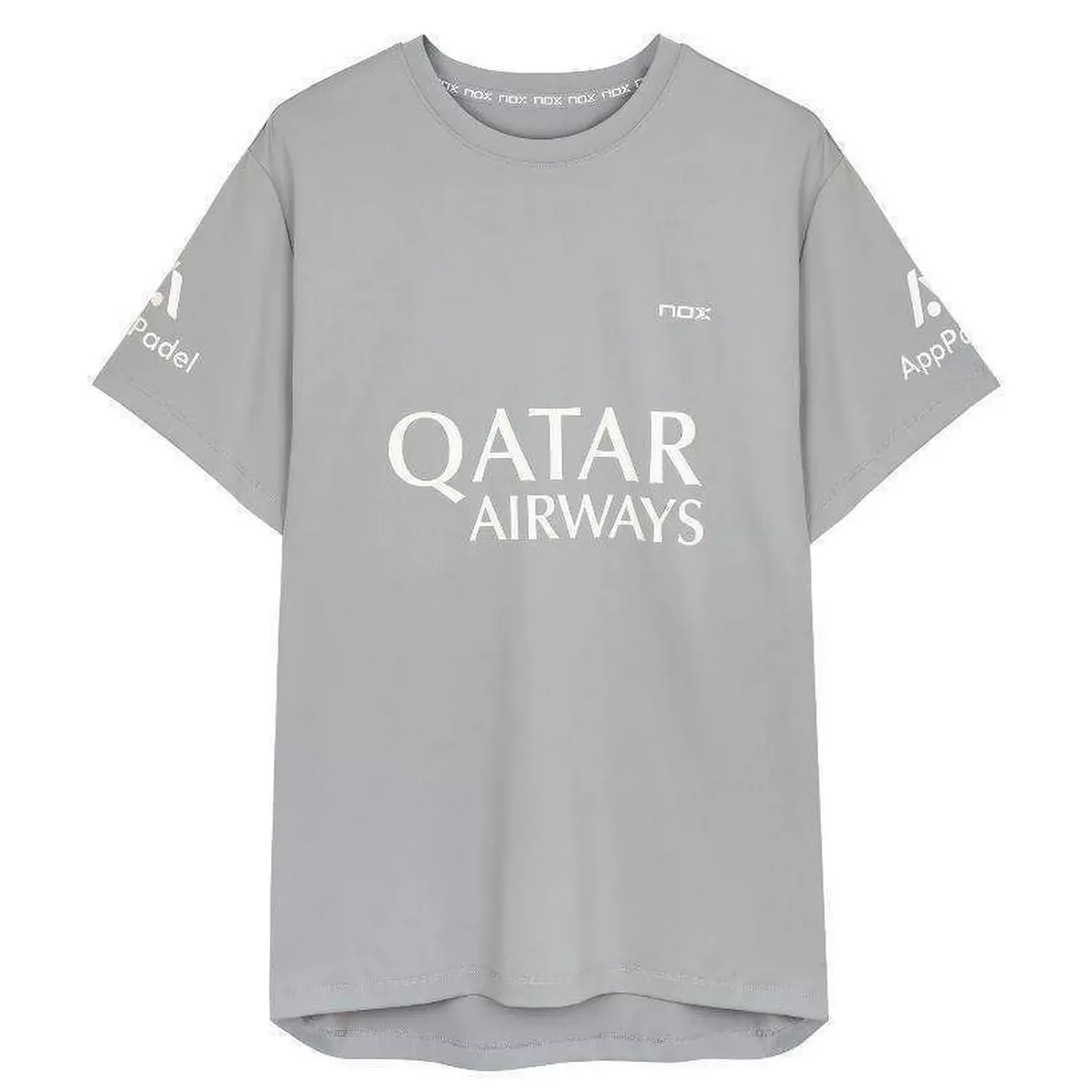 NOX Tshirt AT10 Agustin Tapia Sponsors Grey