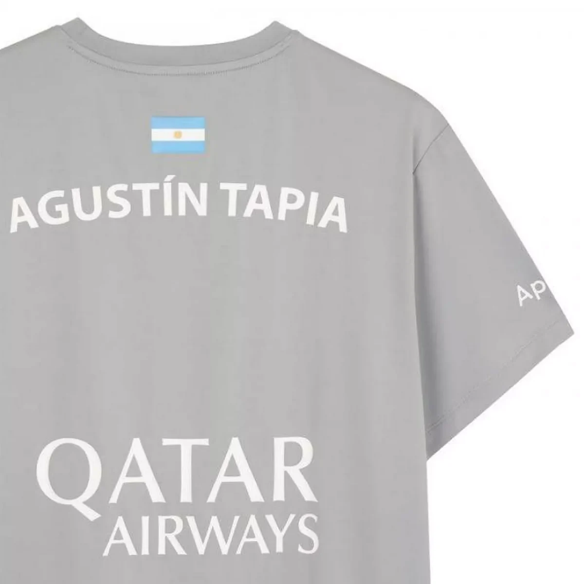 NOX Tshirt AT10 Agustin Tapia Sponsors Grey