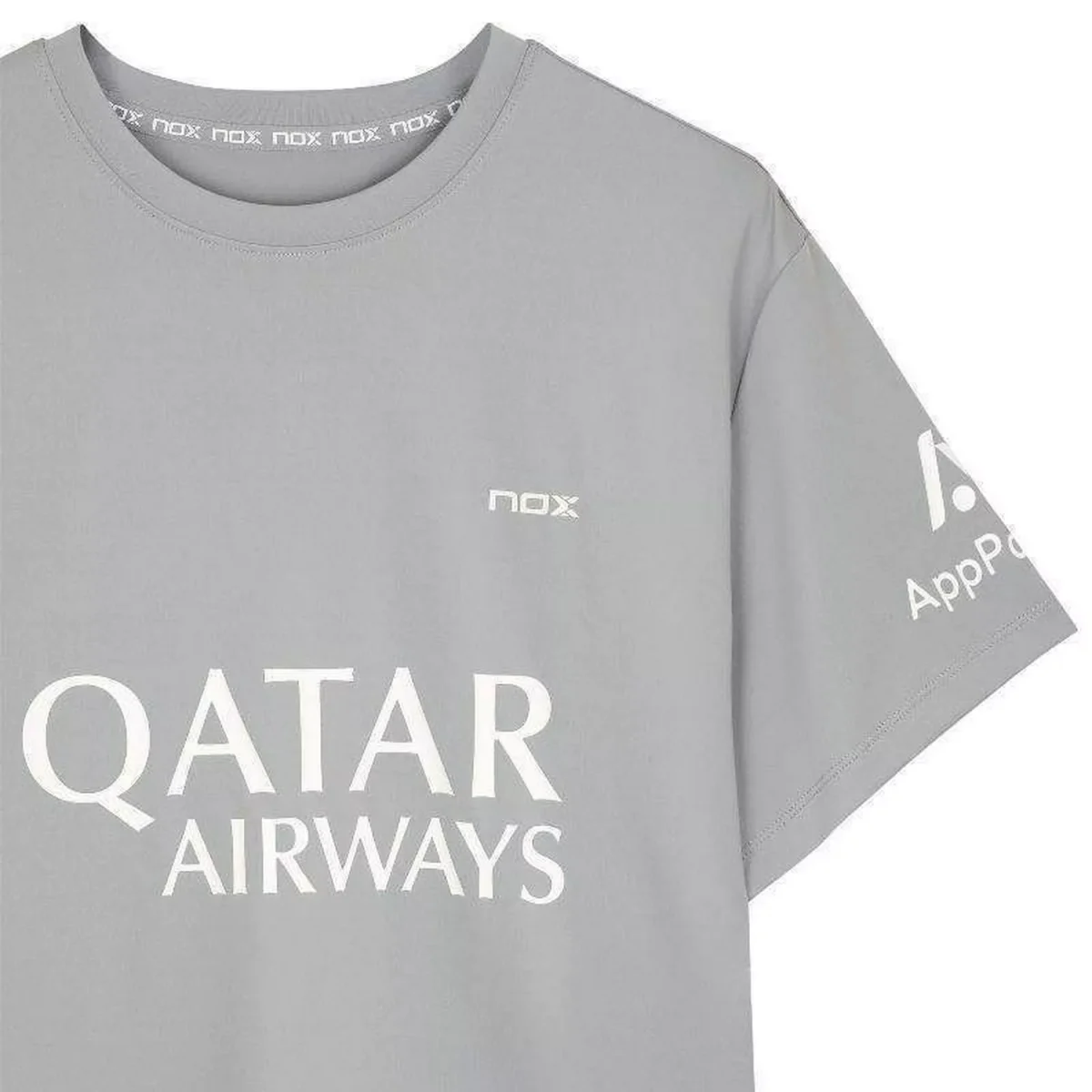NOX Tshirt AT10 Agustin Tapia Sponsors Grey