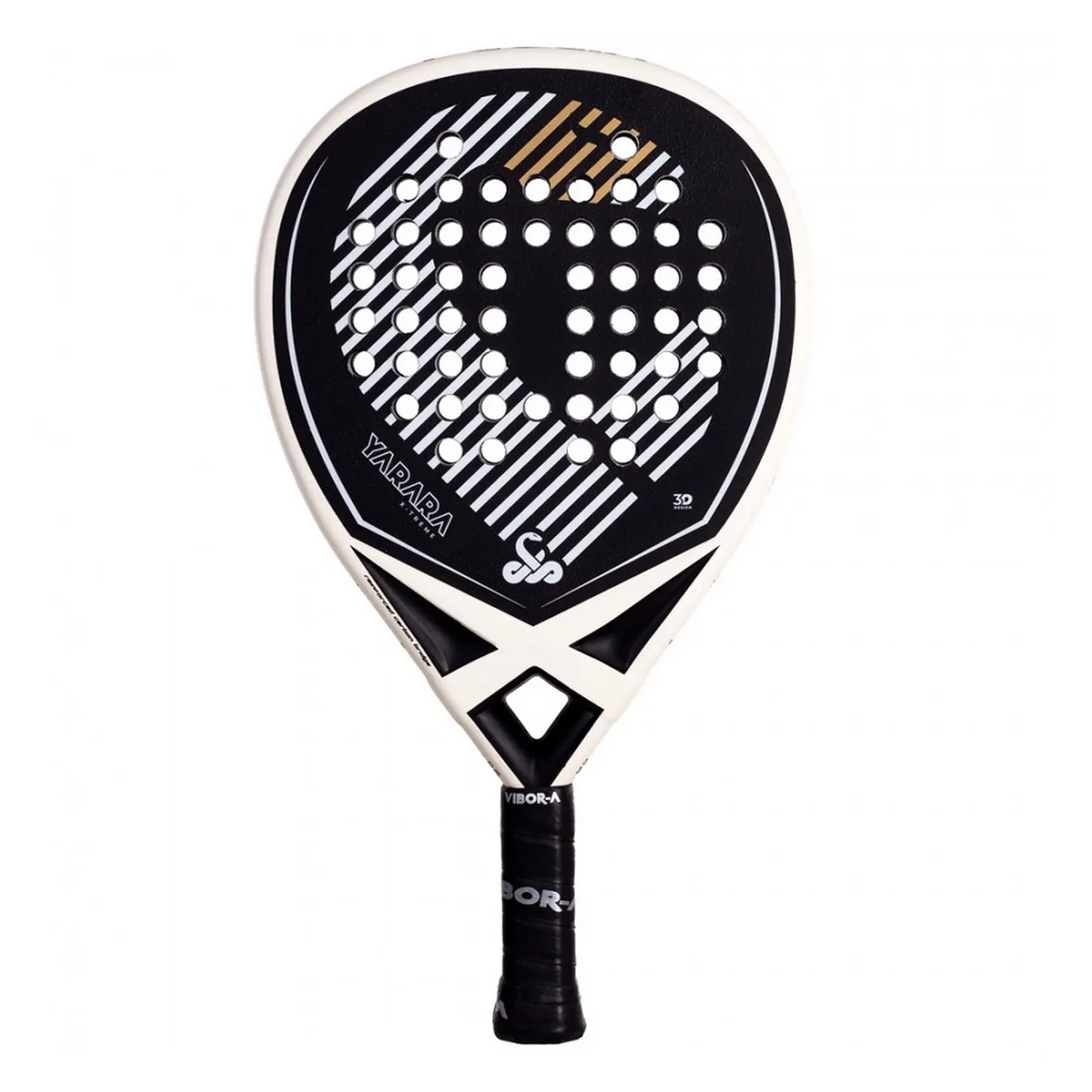 VIBOR-A Padel Racket Yarara Xtreme Fiber Black 2025