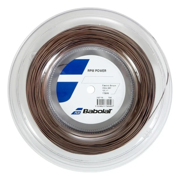 BABOLAT Tennis string RPM Power 200M Brown
