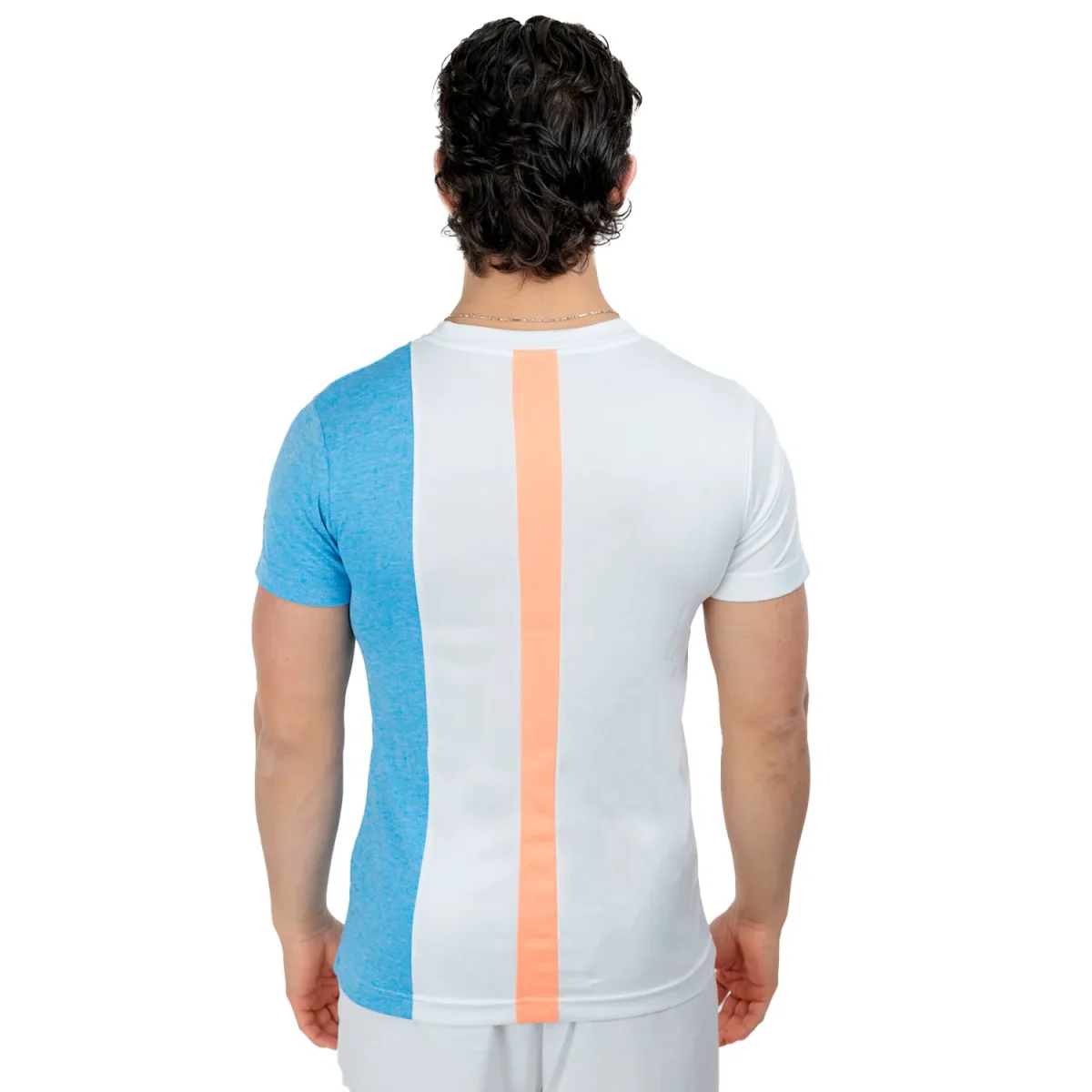 BABOLAT Tshirt Crew Neck White Blue
