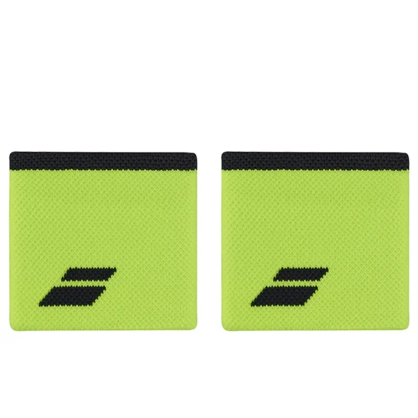 BABOLAT Wristband Logo 2.5″ Green 2 Pieces