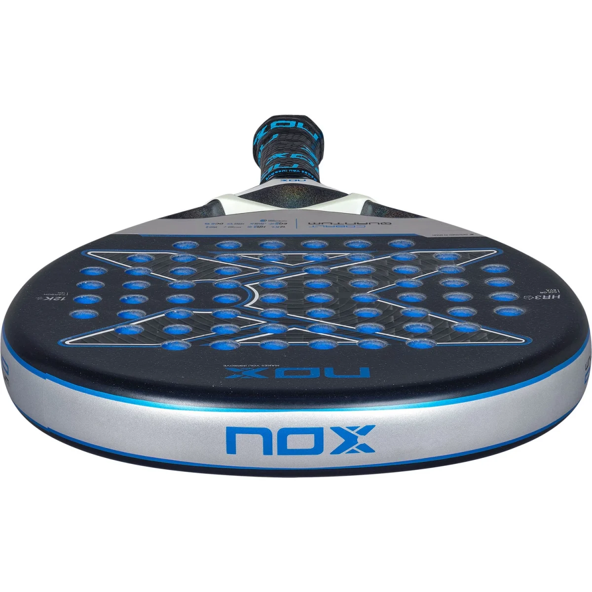 NOX Padel Racket Quantum 12K Cobalt 2025