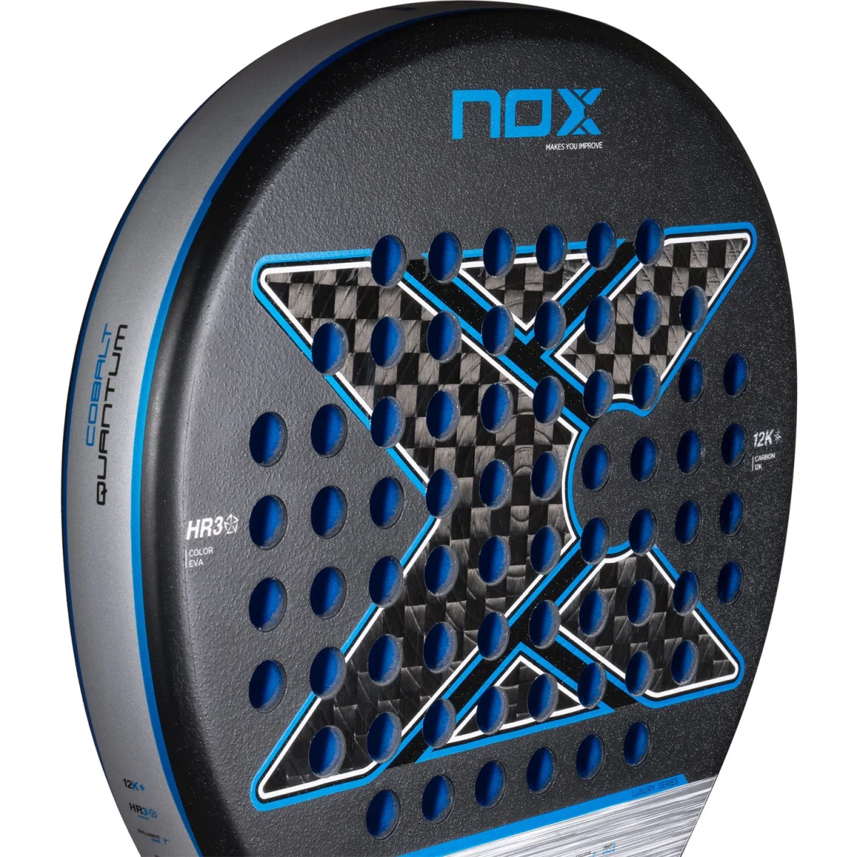 NOX Padel Racket Quantum 12K Cobalt 2025