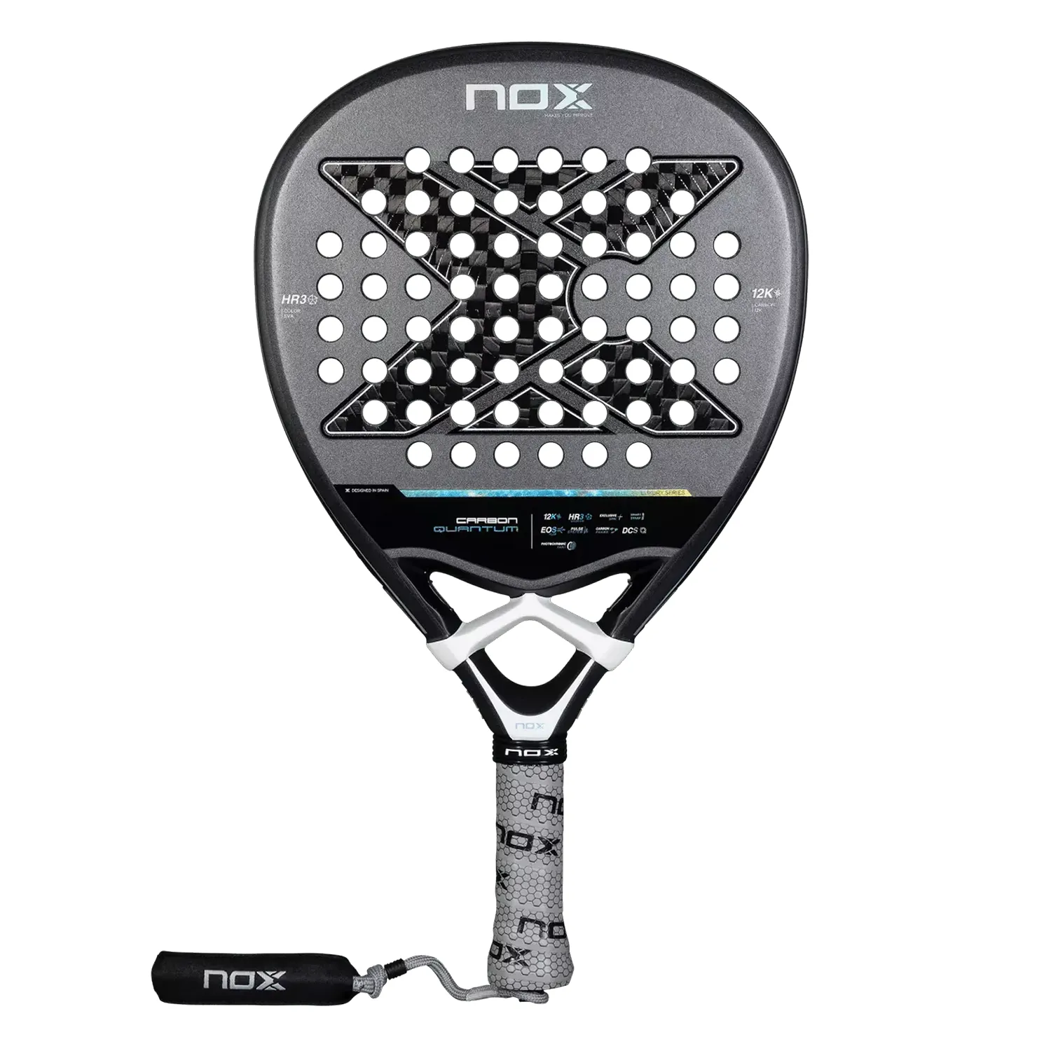 NOX Padel Racket Quantum Carbon 12K 2025