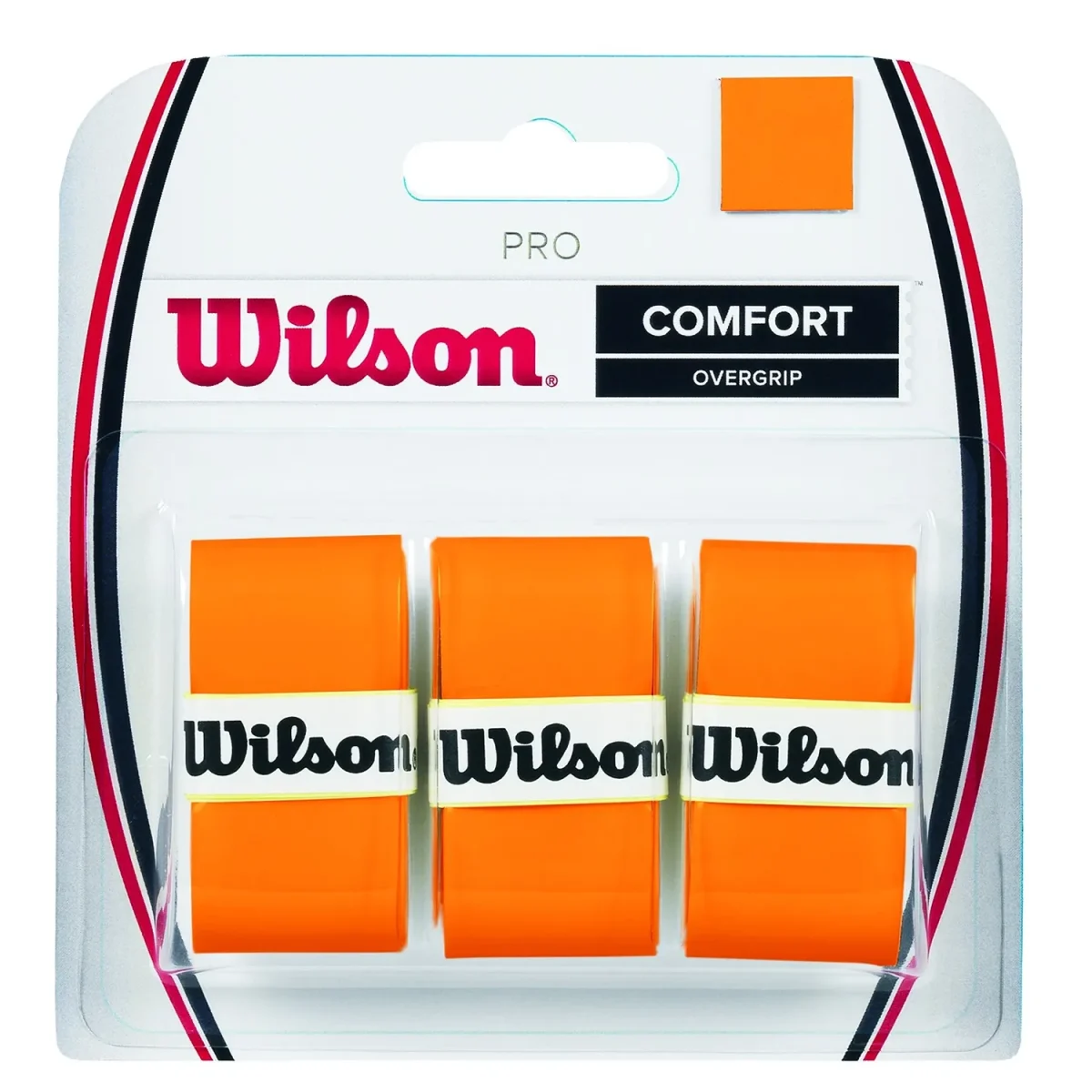 WILSON Overgrip Pro Comfort Orange X 3