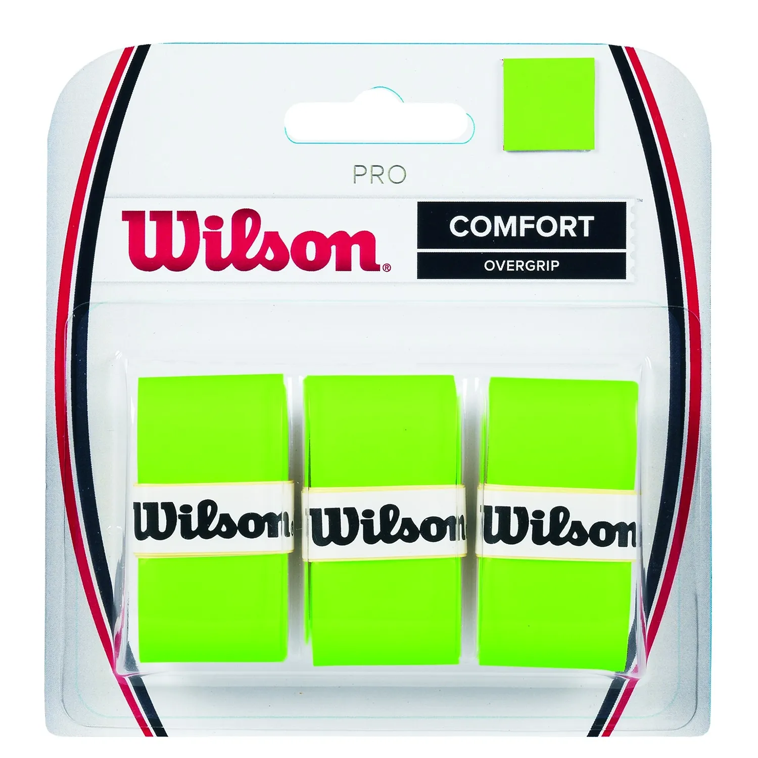 WILSON Padel Overgrip Comfort Green X 3