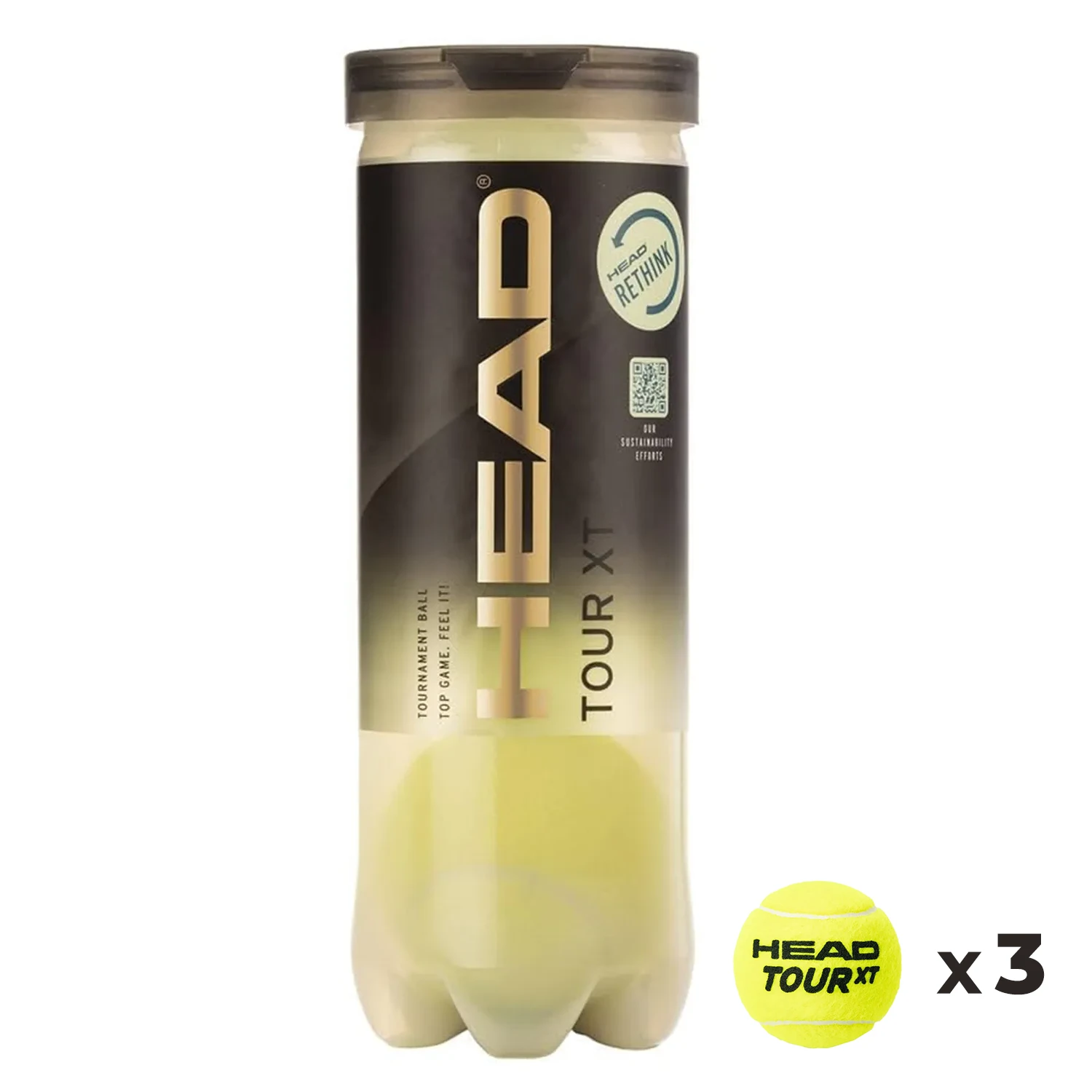 HEAD Tennis Ball Tour XT X3