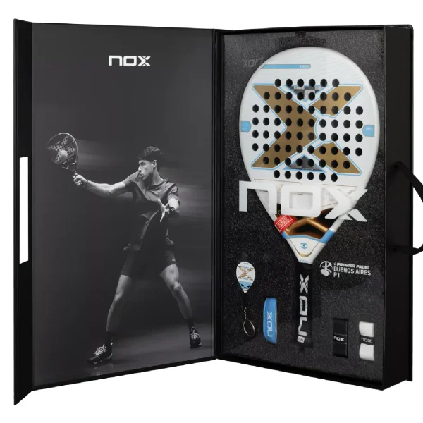 NOX Padel Racket AT10 Luxury Genius 18K Alum Buenos Aires Exclusive Edition 2025