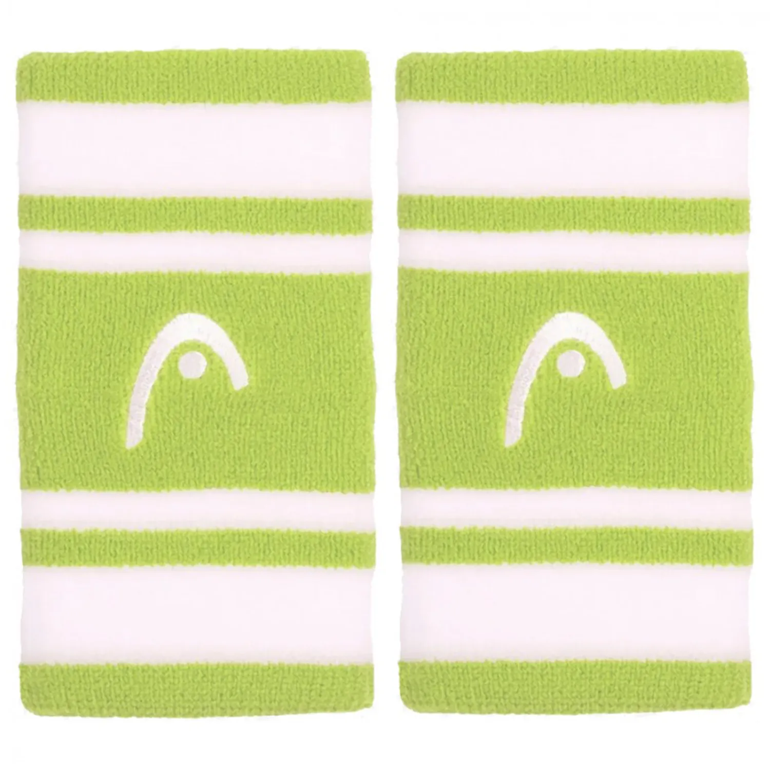 HEAD Wristband 5″ Light Lime 2 Pieces