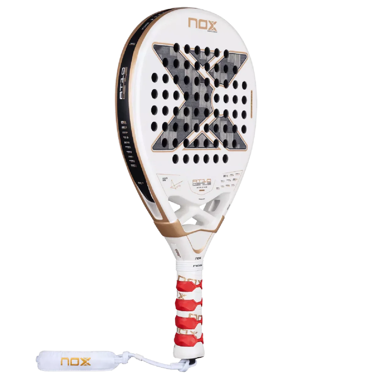 NOX Padel Racket AT10 Luxury Genius 12K Alum Xtrem 2026 (By Agustin Tapia)