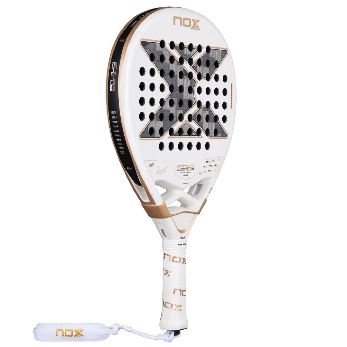 NOX Padel Racket AT10 Luxury Genius 12K Alum Xtrem 2026 (By Agustin Tapia)