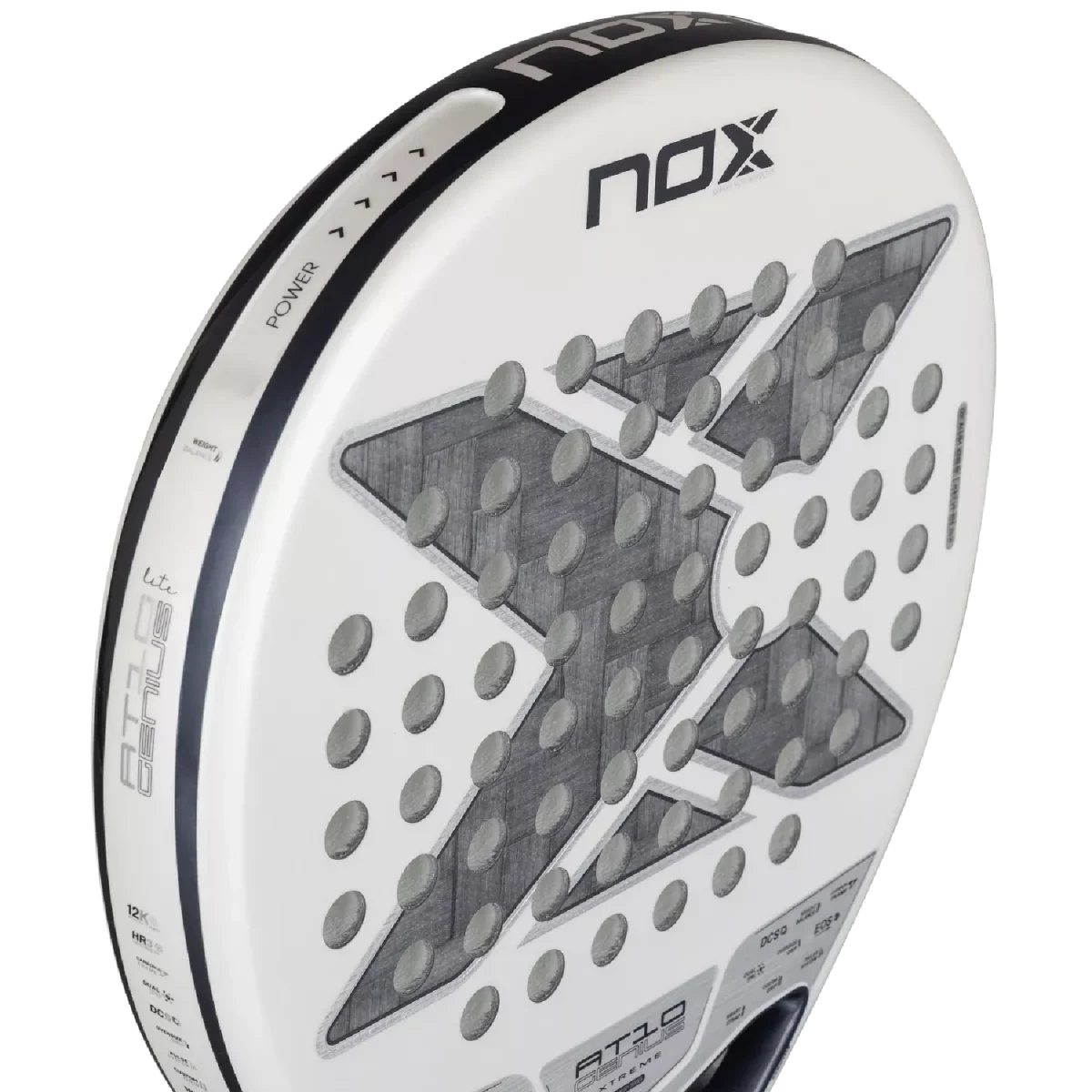 NOX Padel Racket AT10 Luxury Genius 12K Alum Xtrem Lite 2026 (By Agustin Tapia)