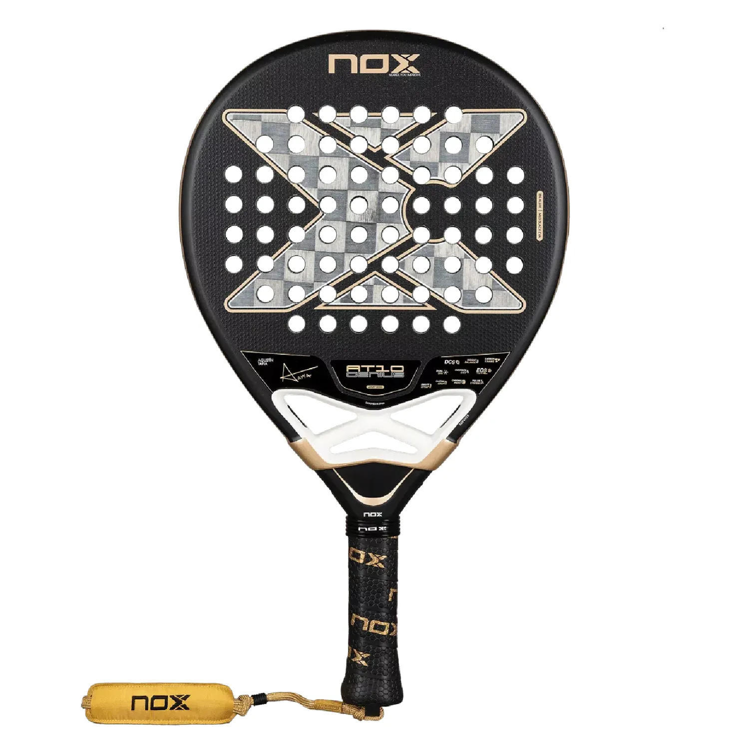 NOX Padel Racket AT10 Luxury Genius 18K Alum 2026 (By Agustin Tapia)
