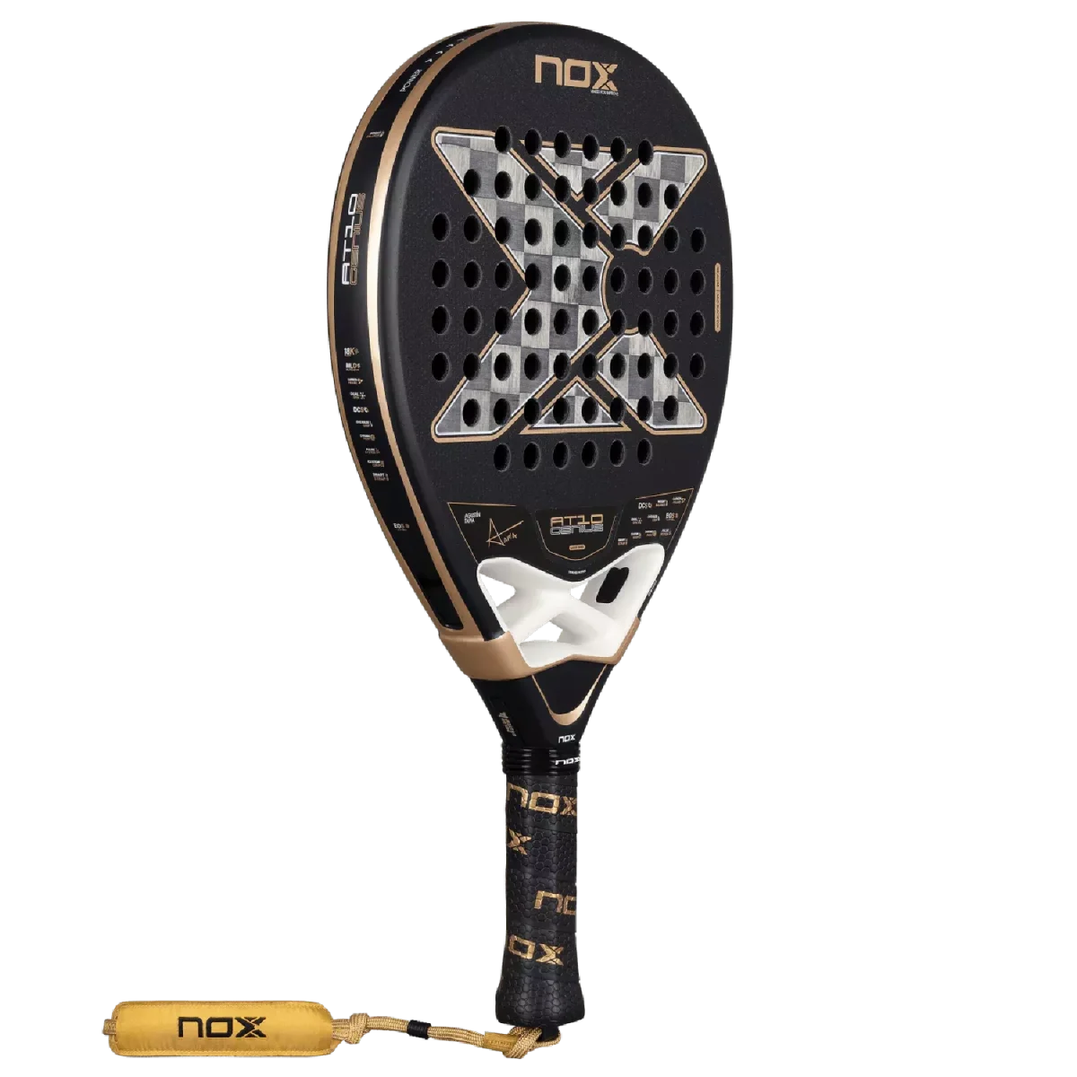 NOX Padel Racket AT10 Luxury Genius 18K Alum 2026 (By Agustin Tapia)