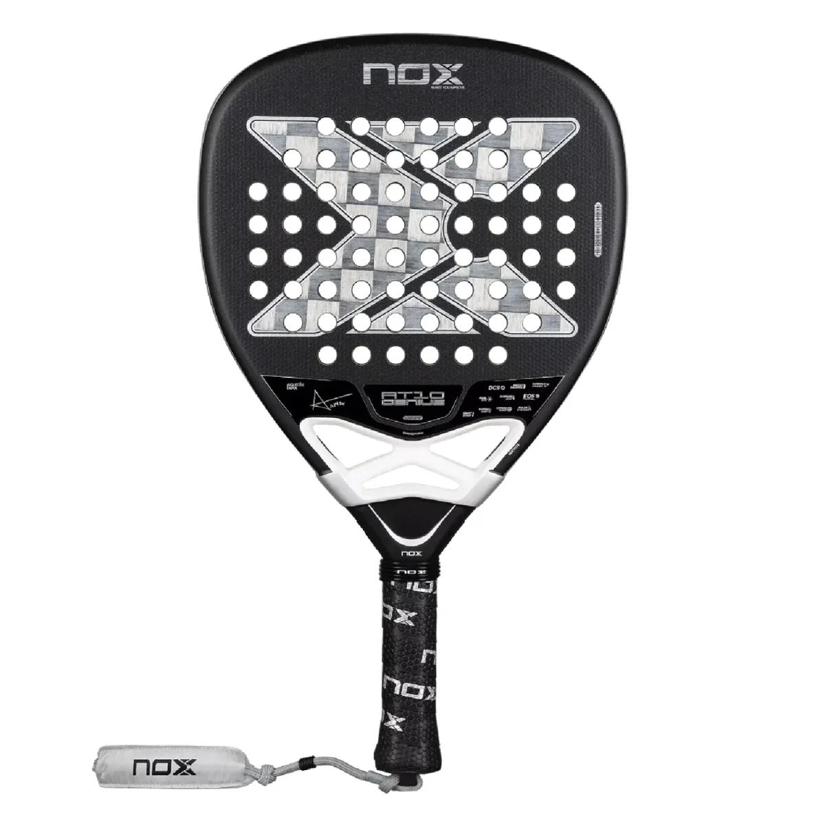 NOX Padel Racket AT10 Luxury Genius Attack 18K Alum 2026 (By Agustin Tapia)