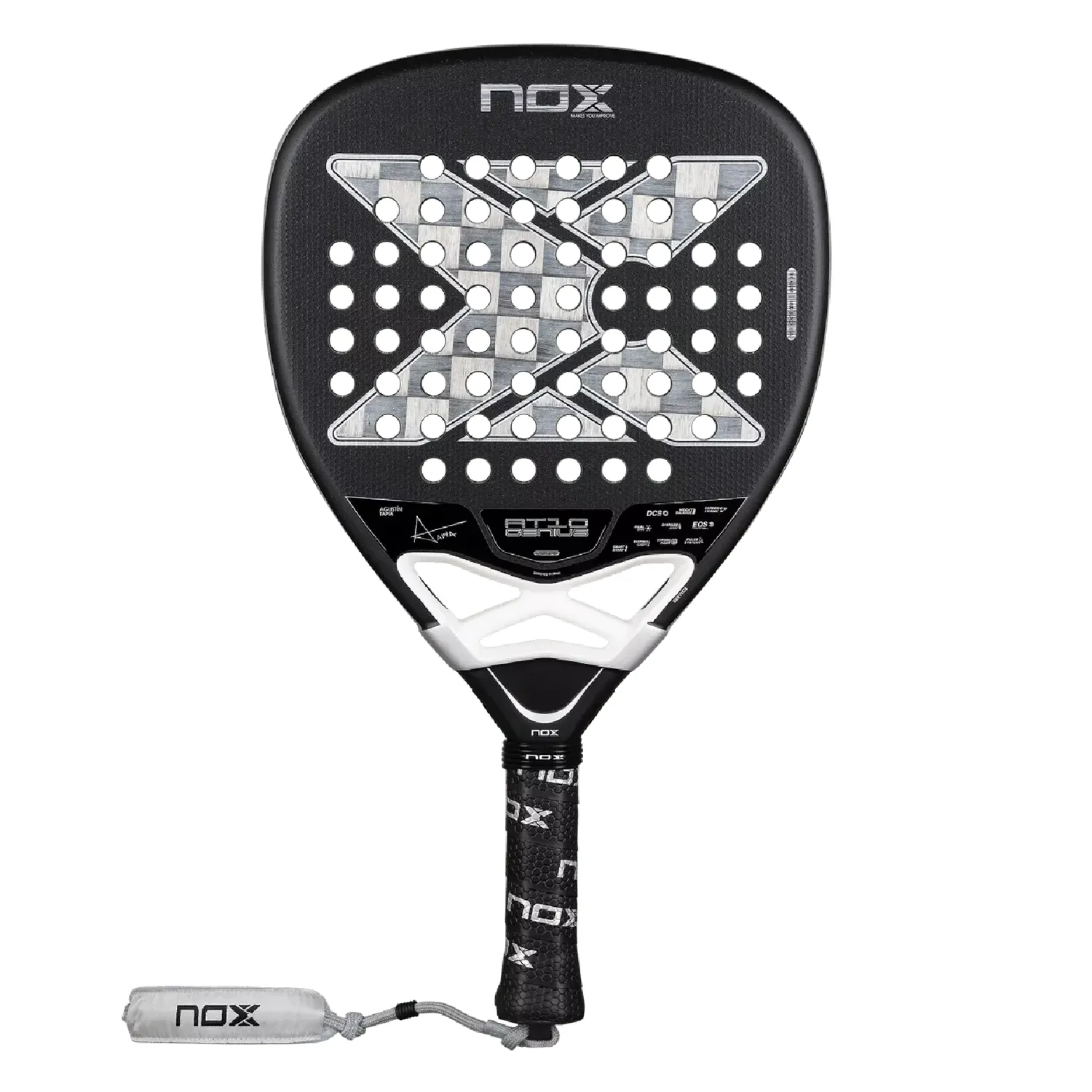 NOX Padel Racket AT10 Luxury Genius Attack 18K Alum 2026 (By Agustin Tapia)