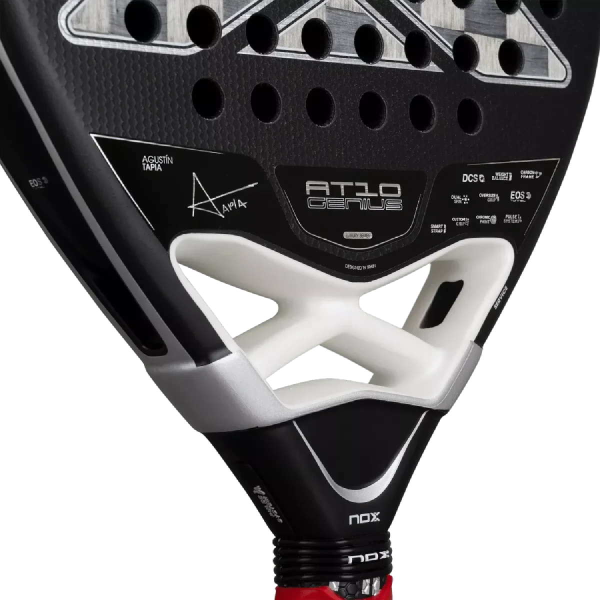 NOX Padel Racket AT10 Luxury Genius Attack 18K Alum 2026 (By Agustin Tapia)