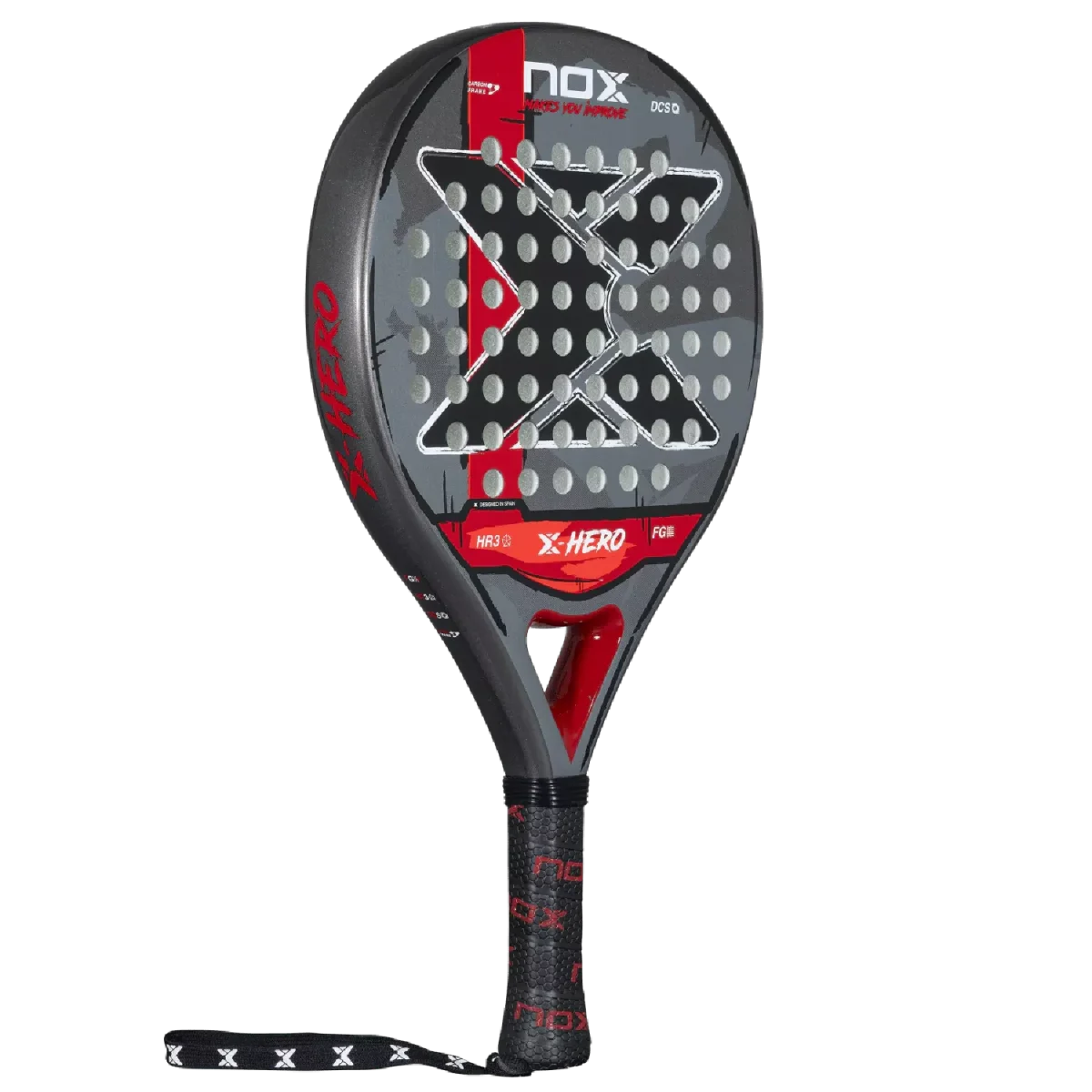 NOX Padel Racket X-Hero Red 2026