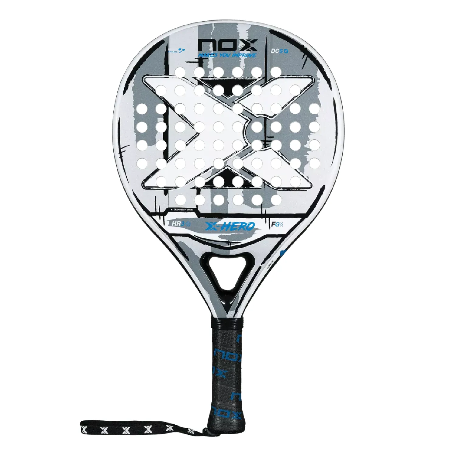 NOX Padel Racket X-Hero White 2026