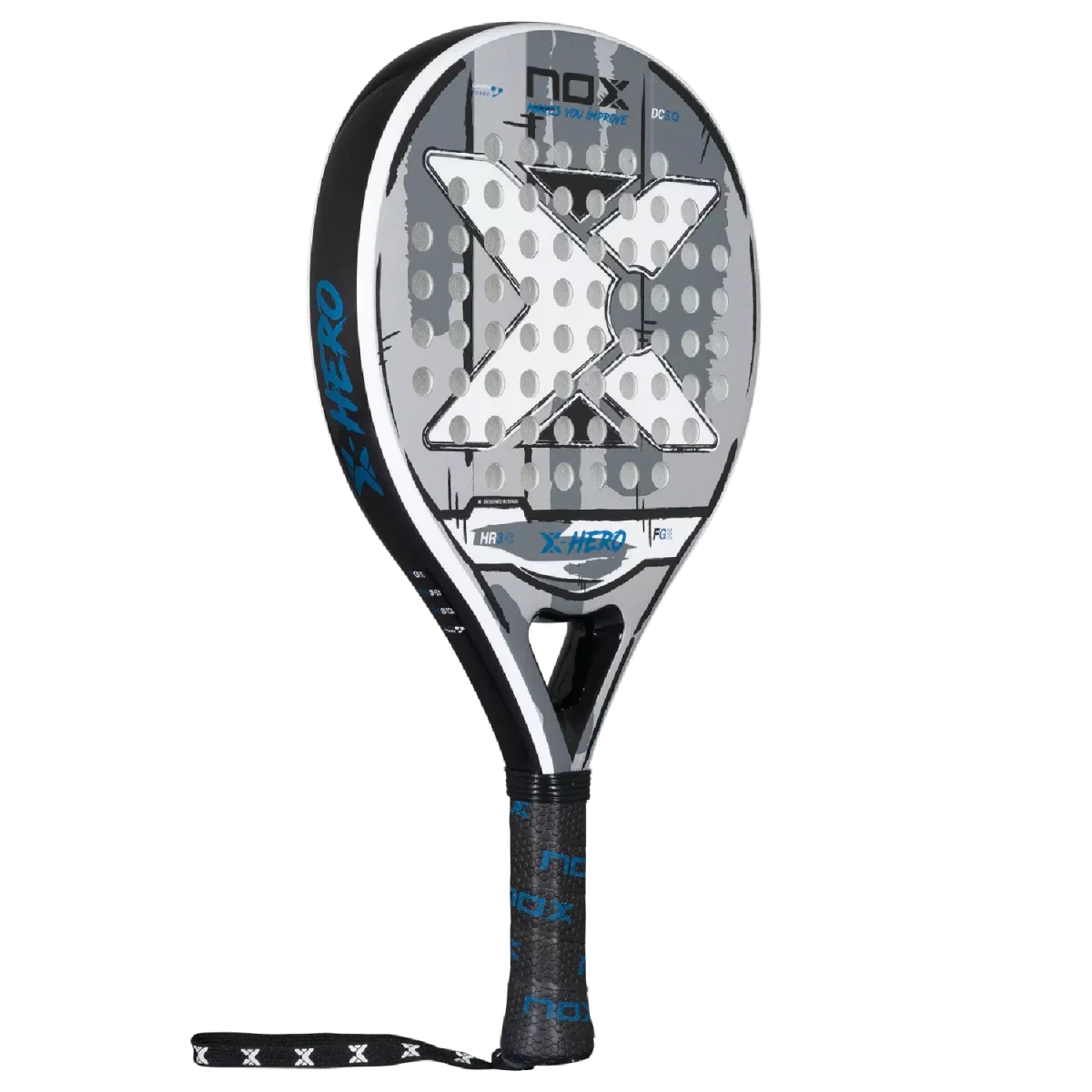 NOX Padel Racket X-Hero White 2026