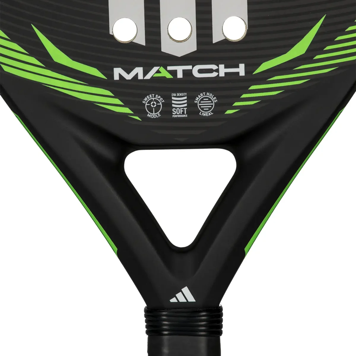 ADIDAS Padel Racket Match Black/Green 2026