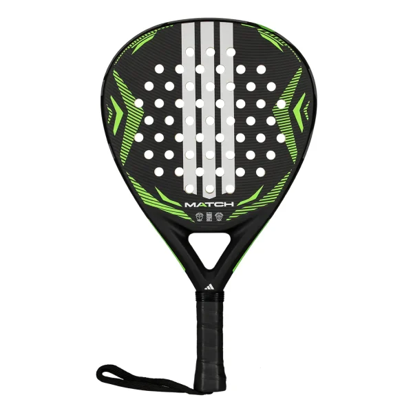 ADIDAS Padel Racket Match Black/Green 2026