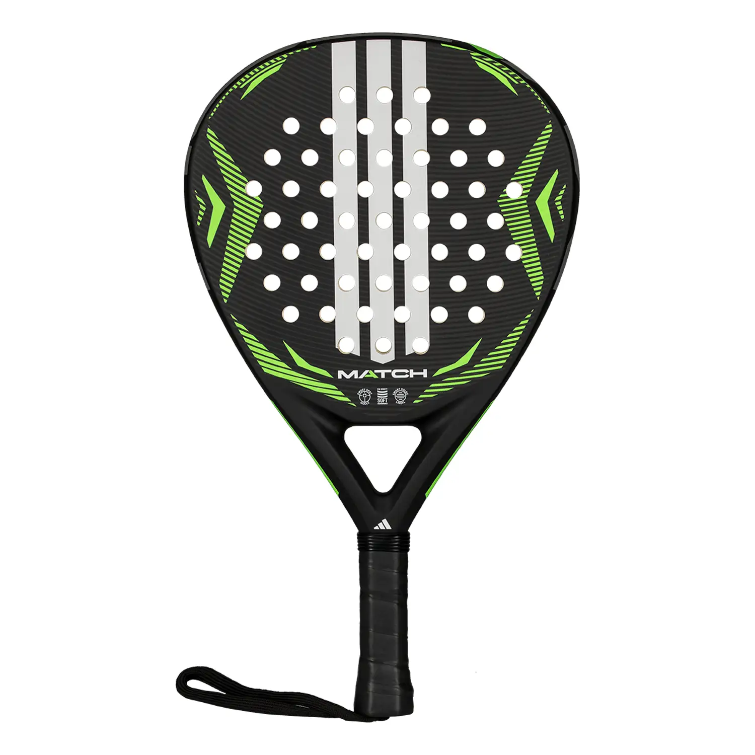 ADIDAS Padel Racket Match Black/Green 2026