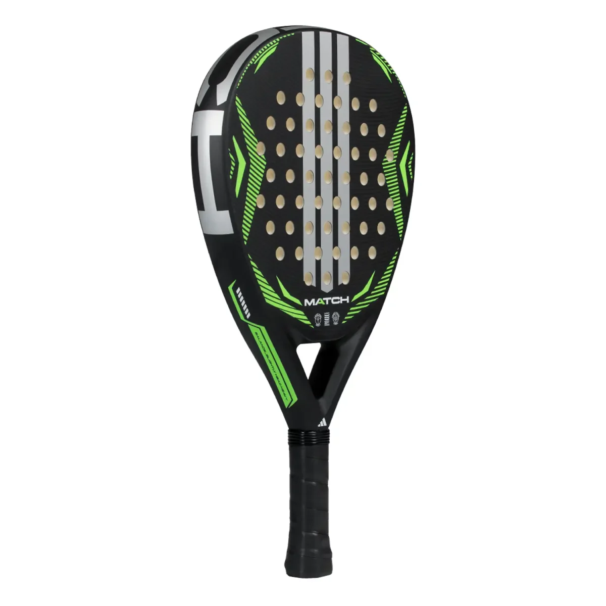 ADIDAS Padel Racket Match Black/Green 2026