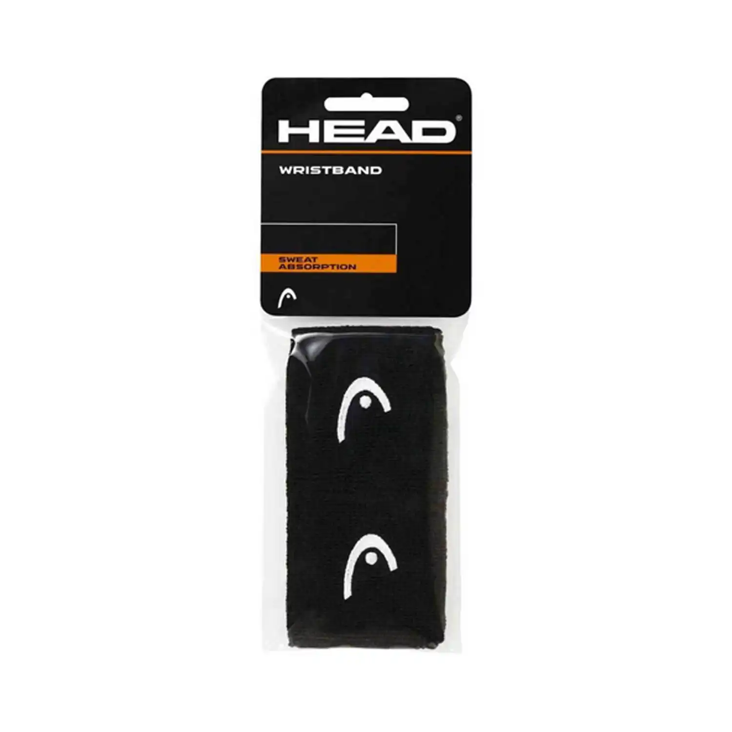 Head Wristband Black 2.5"