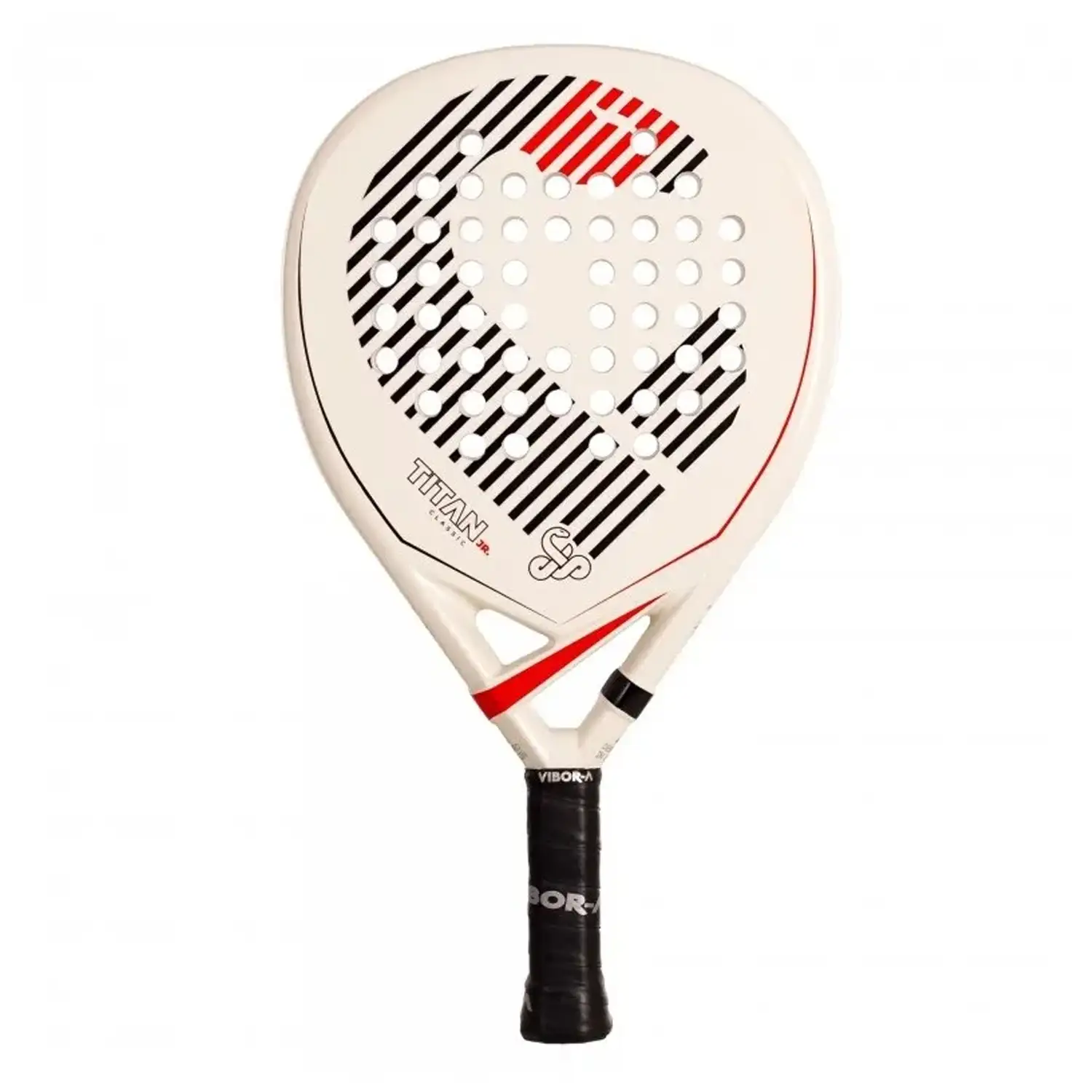 VIBOR-A Padel Racket Titan Junior Classic white 