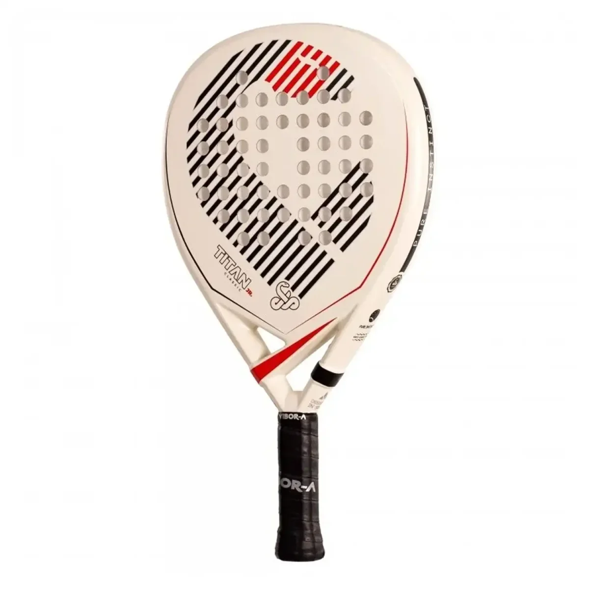 VIBOR-A Padel Racket Titan Junior Classic white 