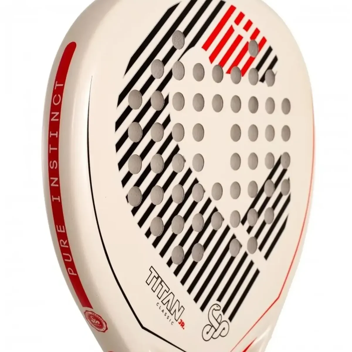 VIBOR-A Padel Racket Titan Junior Classic white 