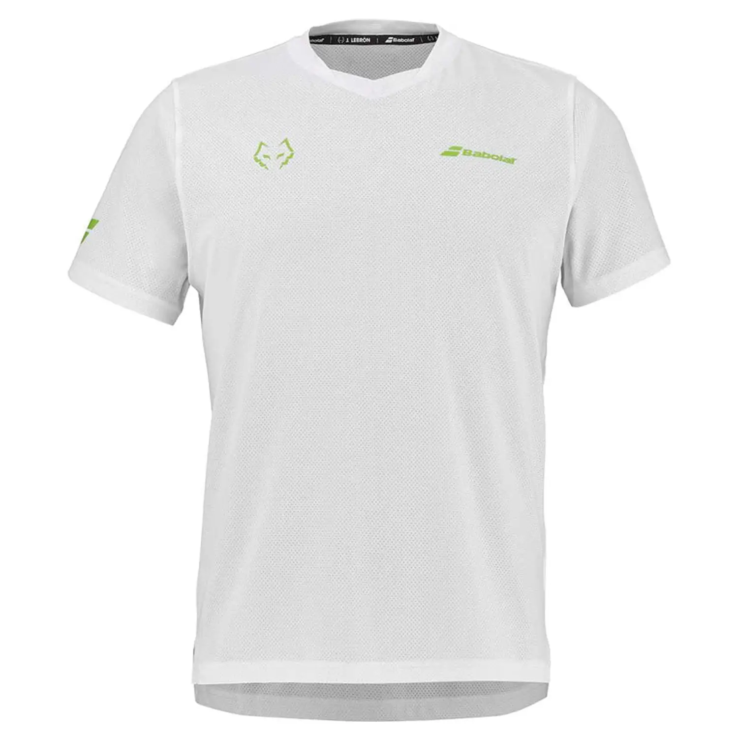 BABOLAT Tshirt Crew Neck Tee J. Lebron White