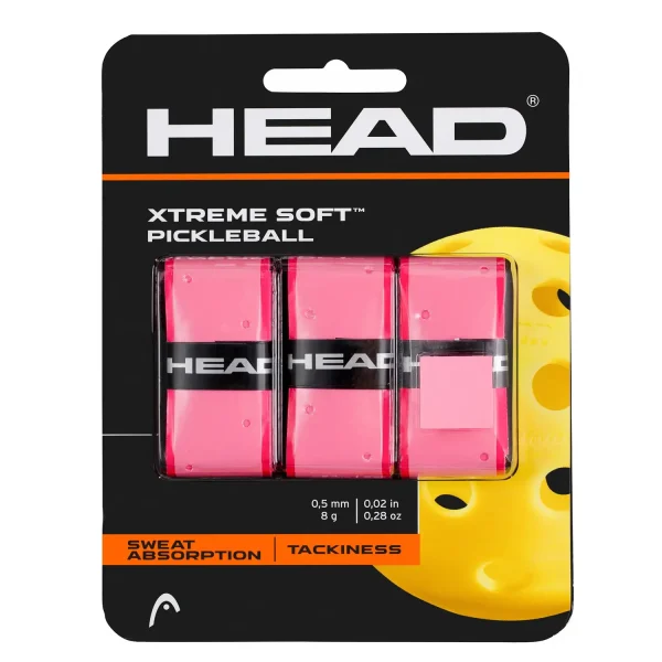 HEAD Pickleball Overgrip Xtreme Soft Pink x3