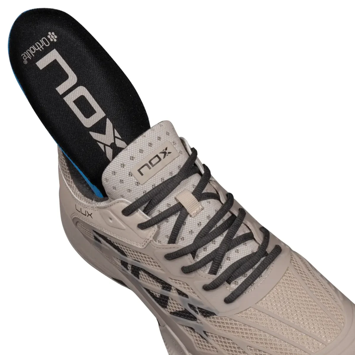 NOX Padel Shoes AT10 LUX Feather Gray Raven