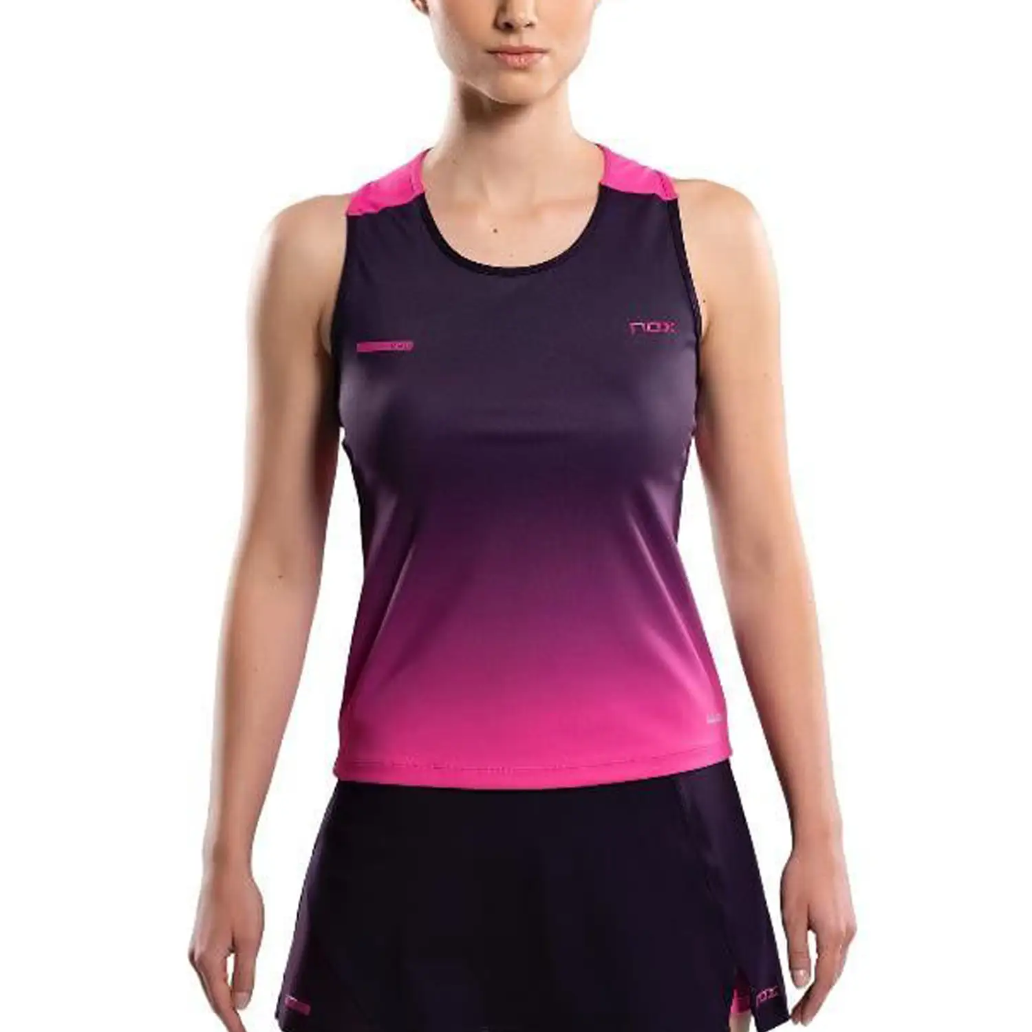 NOX Padel Top Pro Blackberry Rose Degraded Tank 