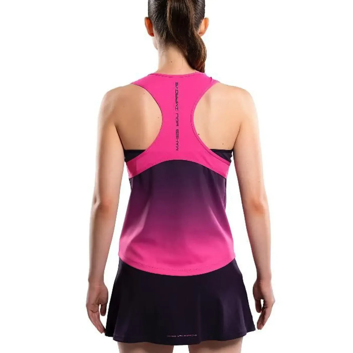 NOX Padel Top Pro Blackberry Rose Degraded Tank 