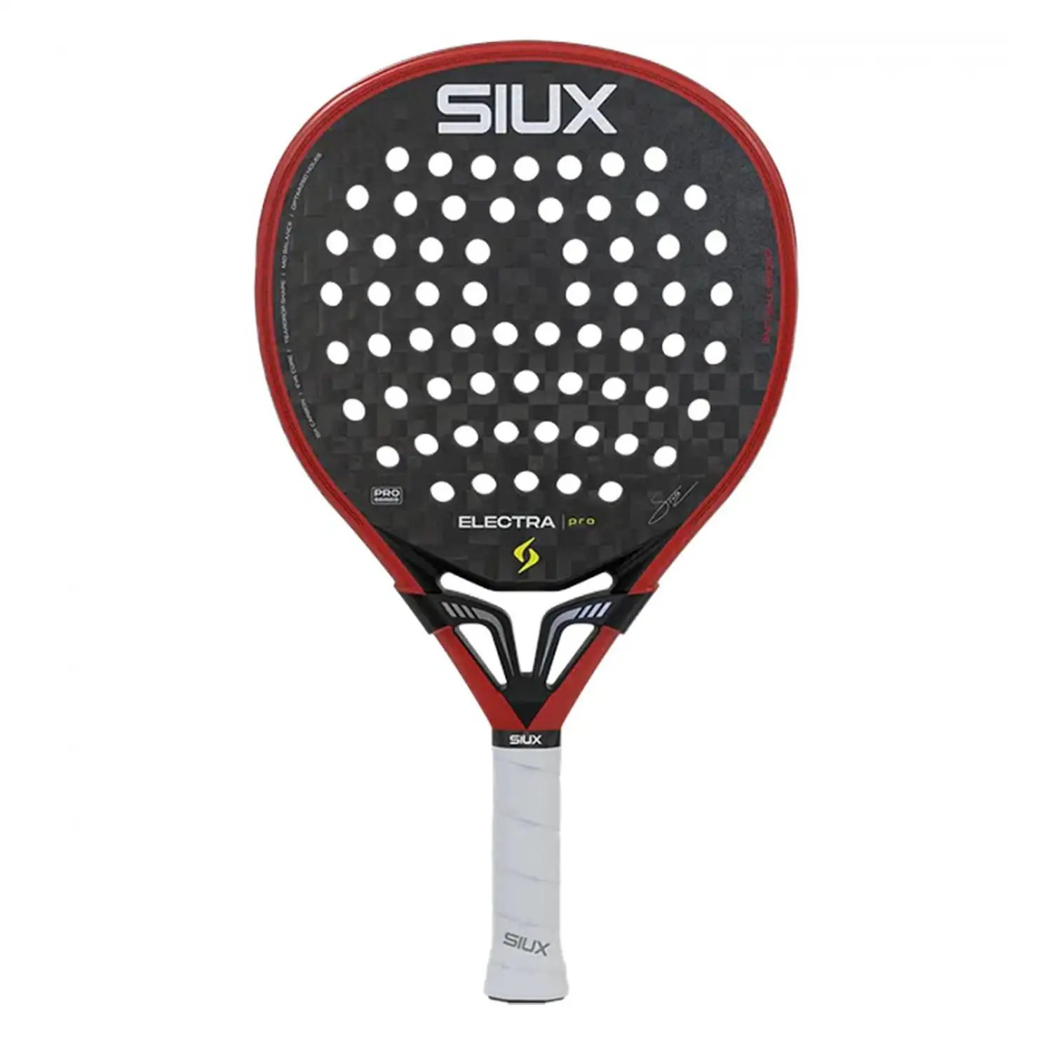 SIUX Padel Racket Electra Pro Fire Red 2026