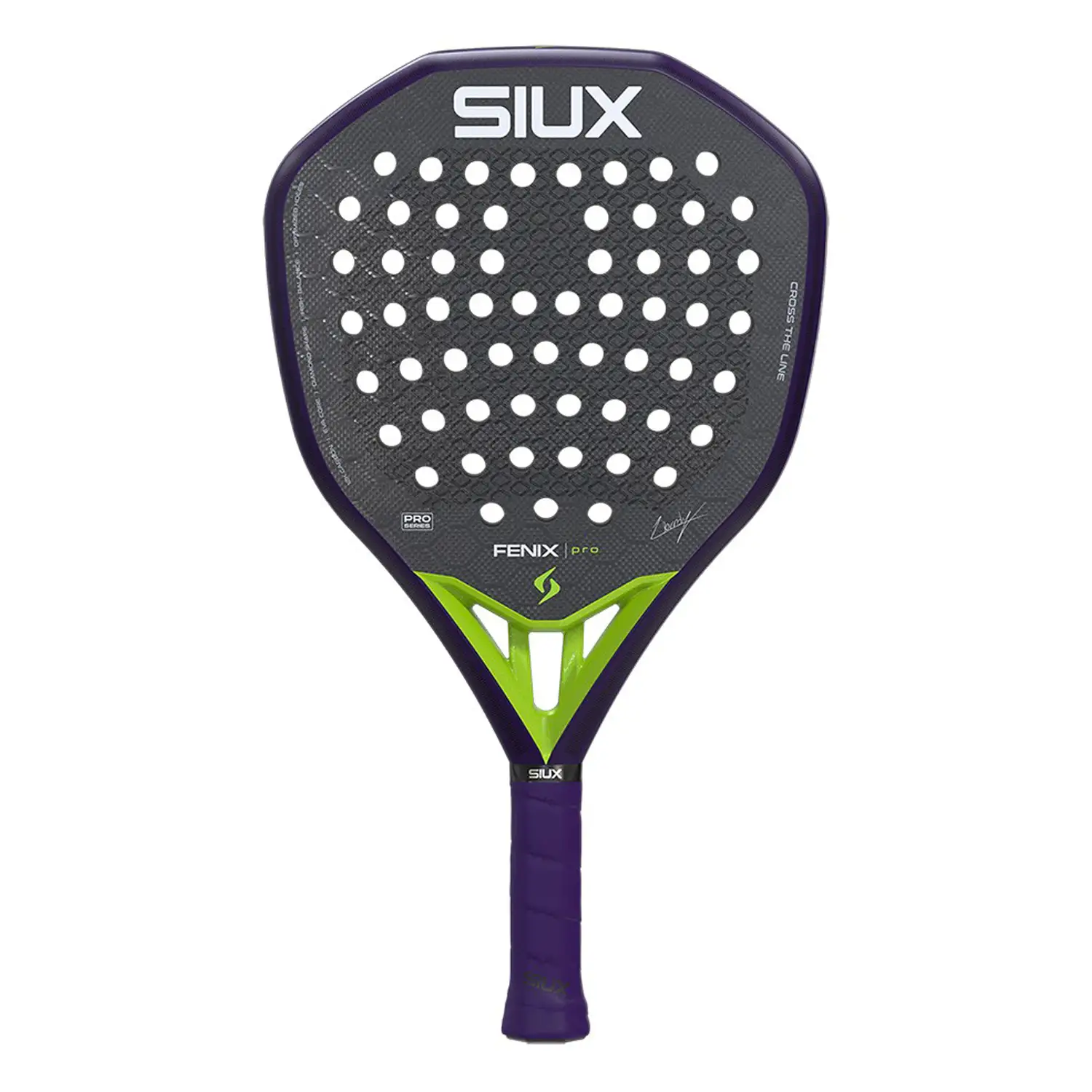 SIUX Padel Racket Fenix Pro Glow Purple 2026