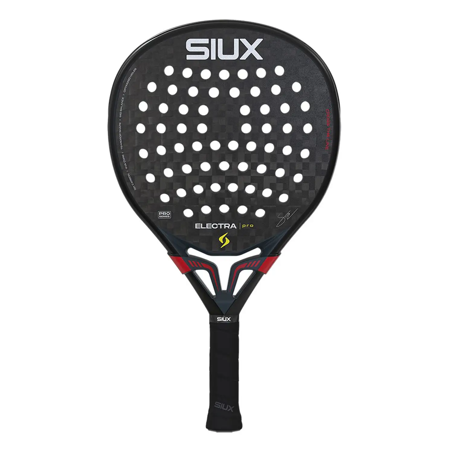 SIUX Padel Racket Electra Pro Shadow Red 2026