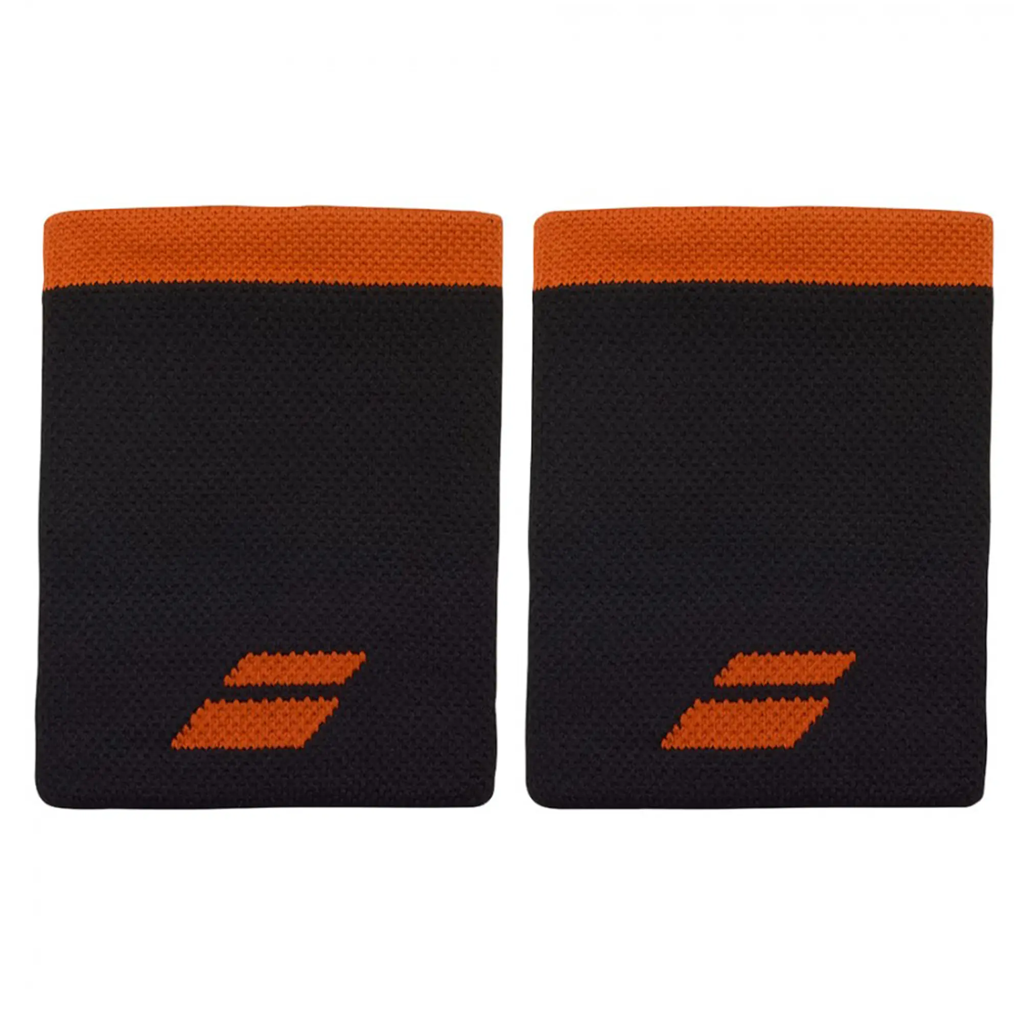 BABOLAT Wristband Logo Jumbo 4″ Black Red 2 Pieces