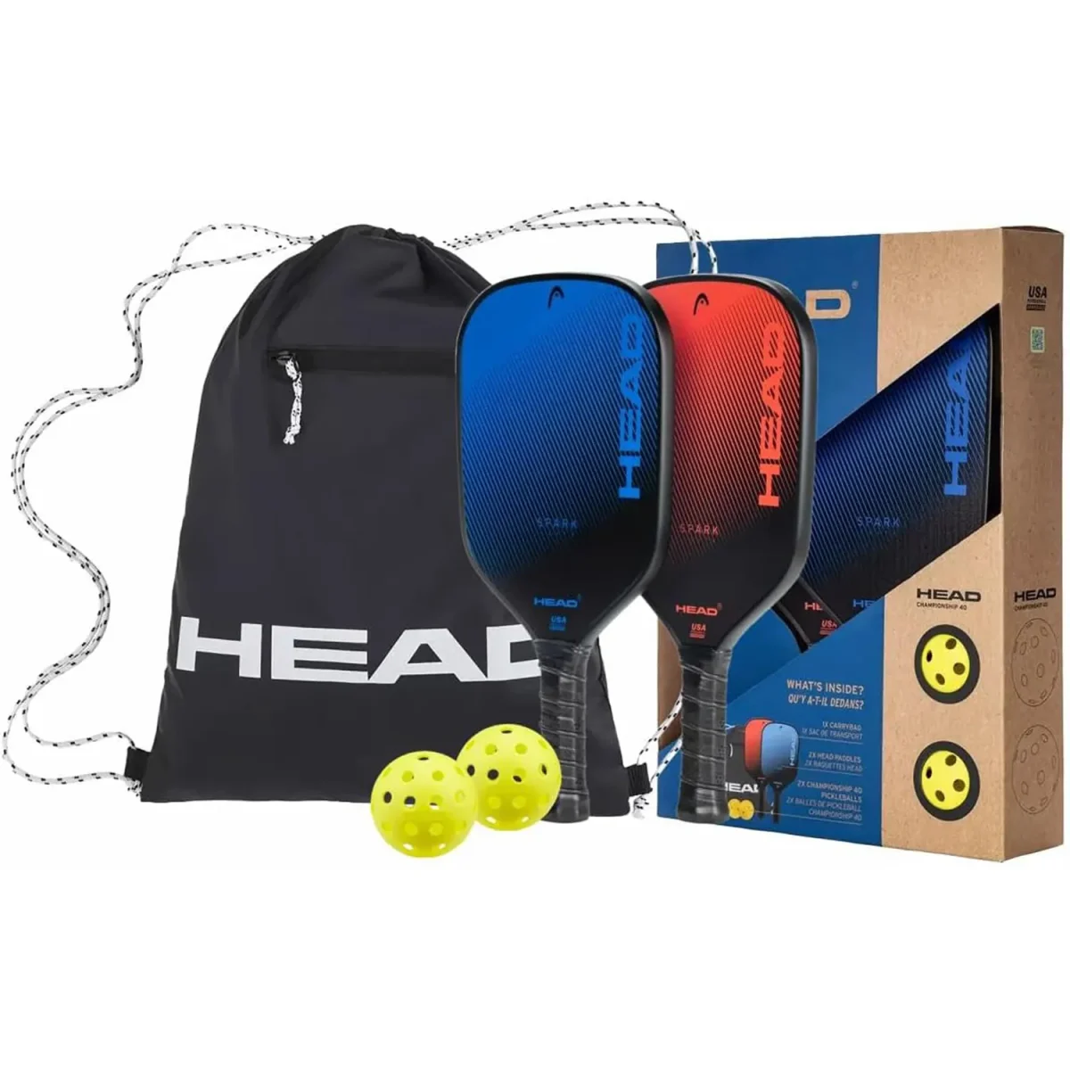 HEAD Pickleball Racket Spark Pack 