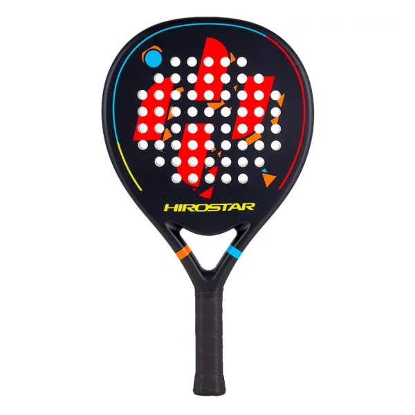 HIROSTAR Padel Racket Fighter Black