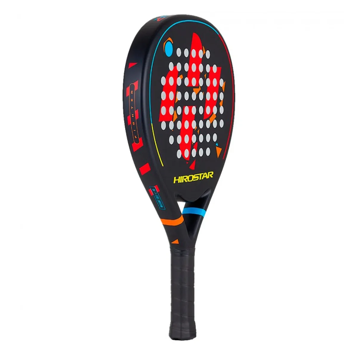 HIROSTAR Padel Racket Fighter Black
