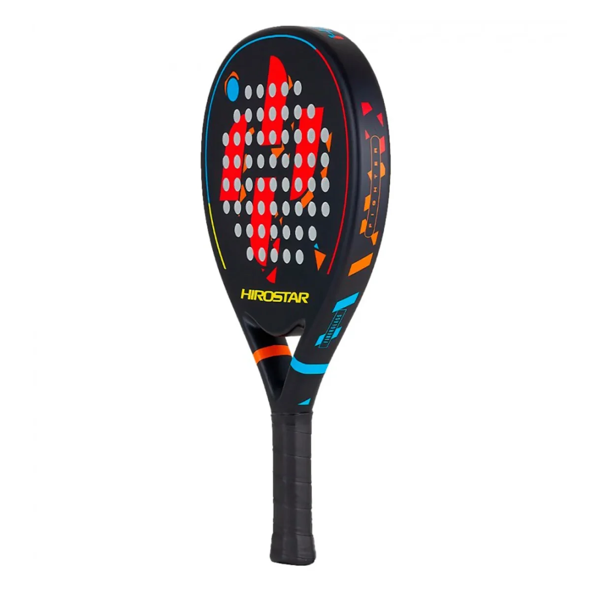 HIROSTAR Padel Racket Fighter Black