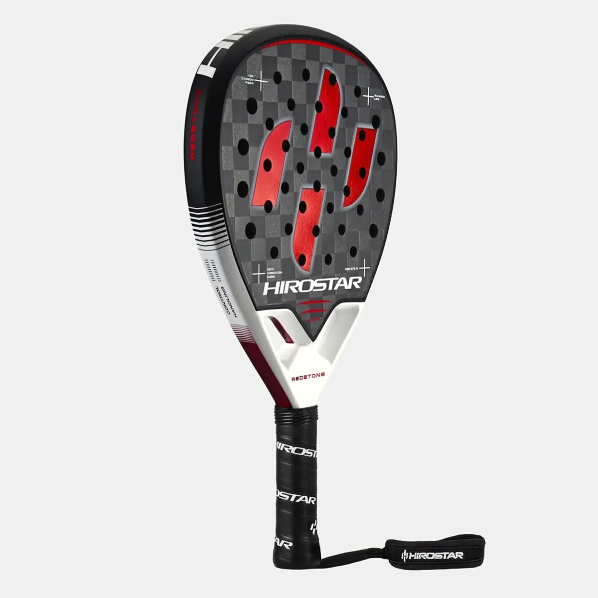 Hirostar Padel Racket Redstone Black Red 2026