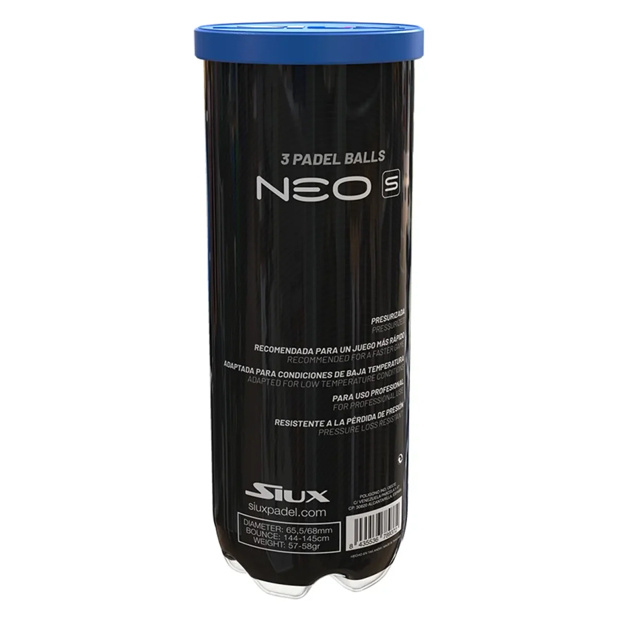 SIUX Padel Ball Neo Blue X3 2026