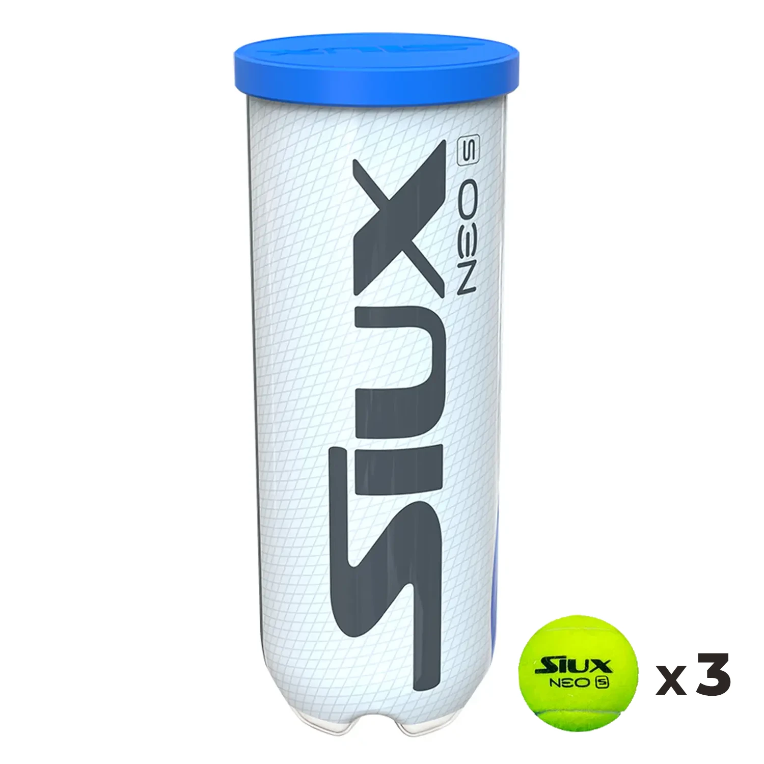 SIUX Padel Ball Neo Blue X3 2026
